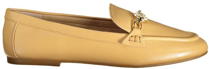 Ralph Lauren Beige Leather Womens Classic Shoe