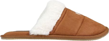 Ralph Lauren Brown Textile Slippers