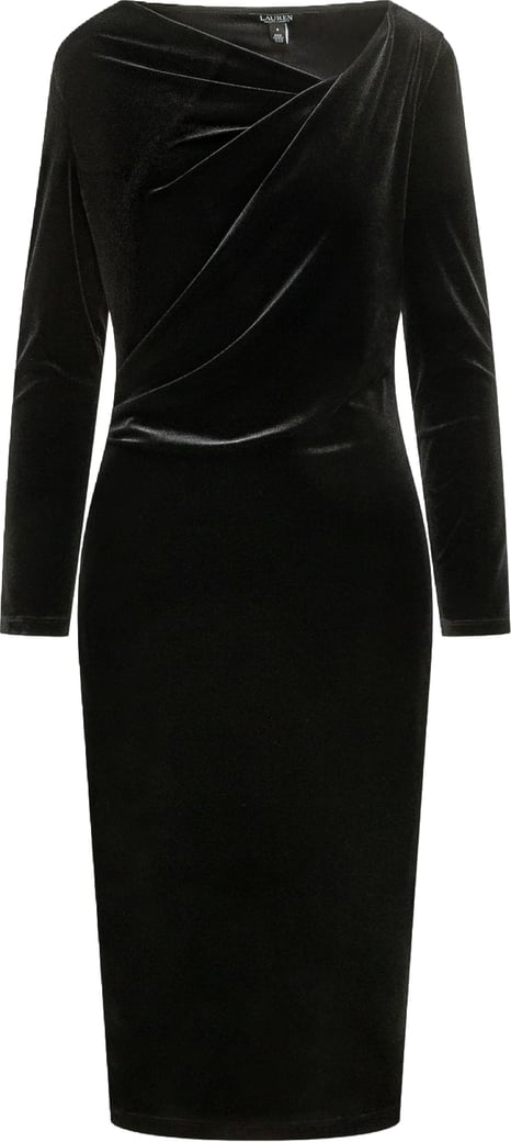 Abito Midi Slim con Drappeggio