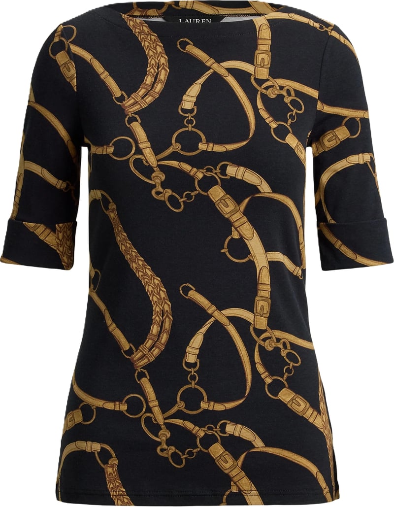 T-Shirts And Polos Black/Tan