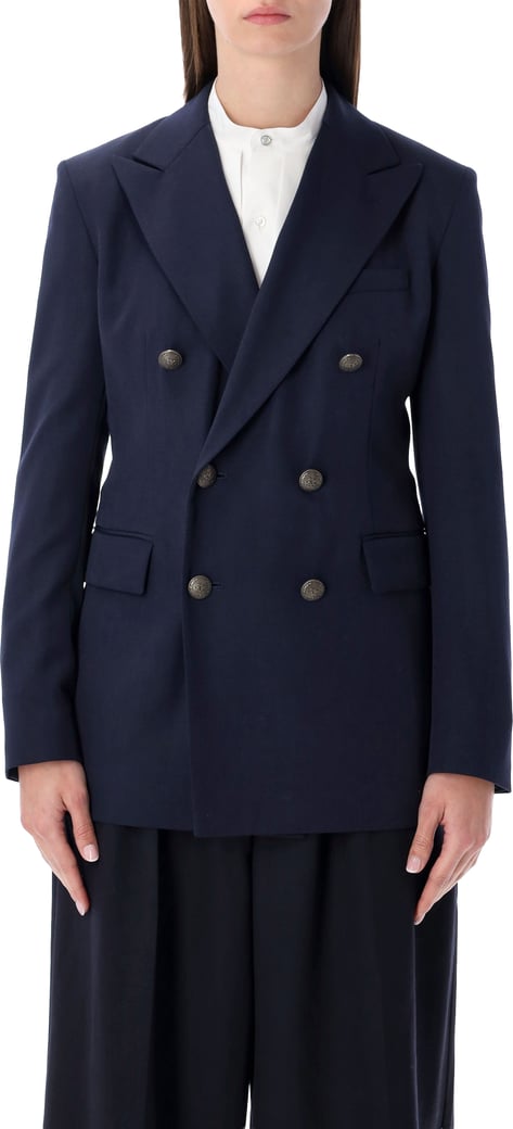 Double Breasted Structured Tailored Blazer