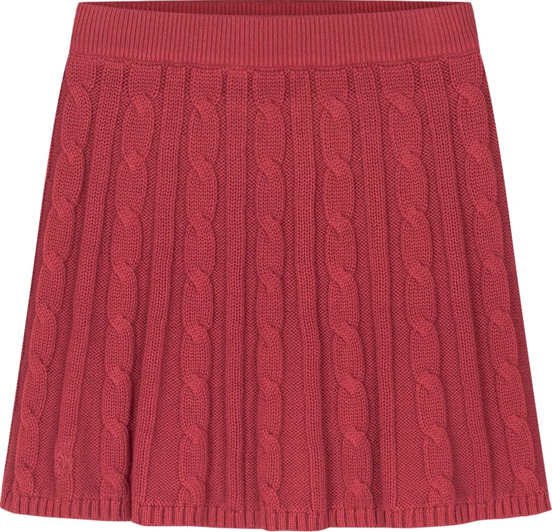 Minigonna in Maglia a Trecce