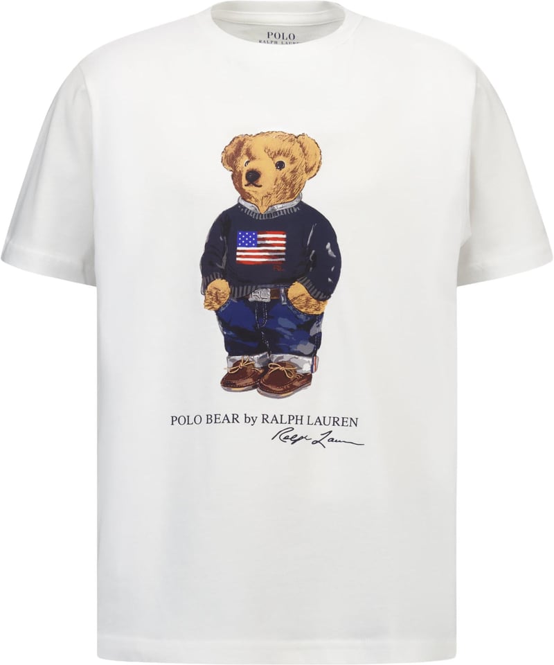 Ralph Lauren Kinder Jongens T-Shirt In Wit
