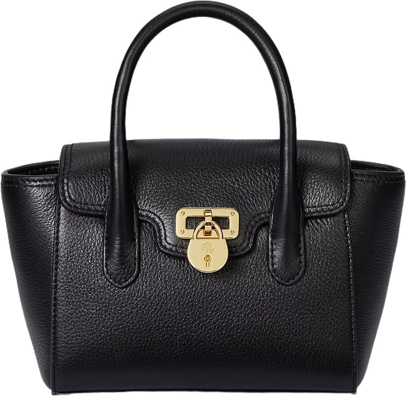 Tanner Small Satchel – Black Leather