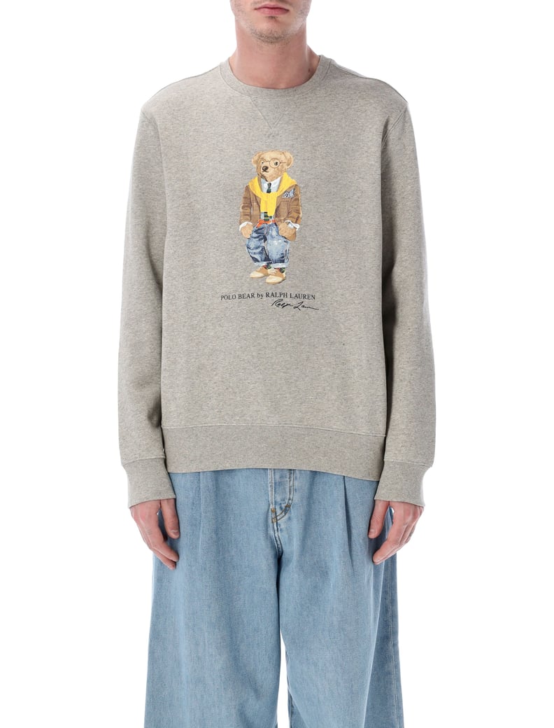 Polo Bear Graphic Fleece Sweatshirt