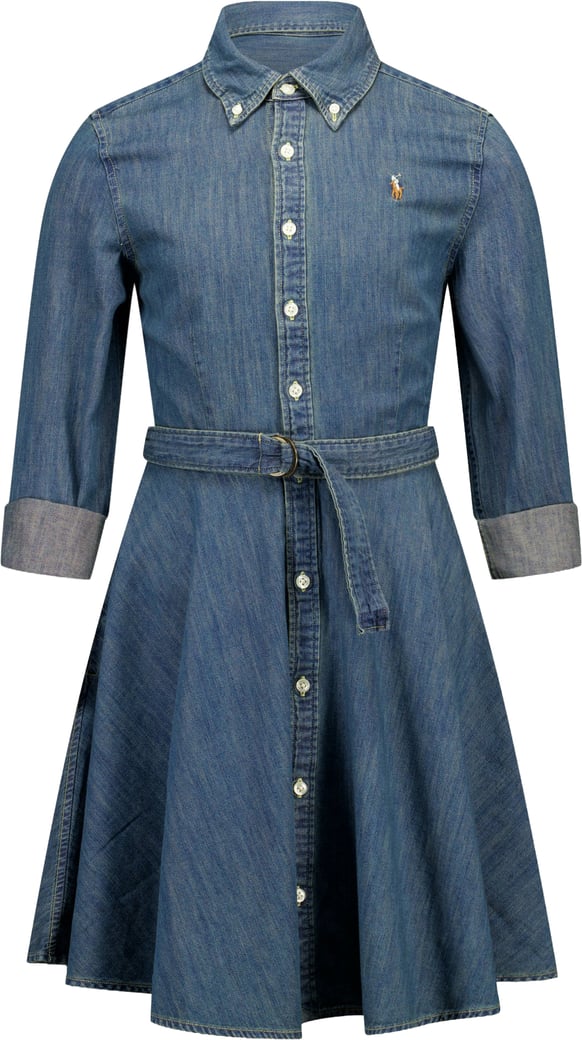 Ralph Lauren Kinder Meisjes Jurk In Jeans