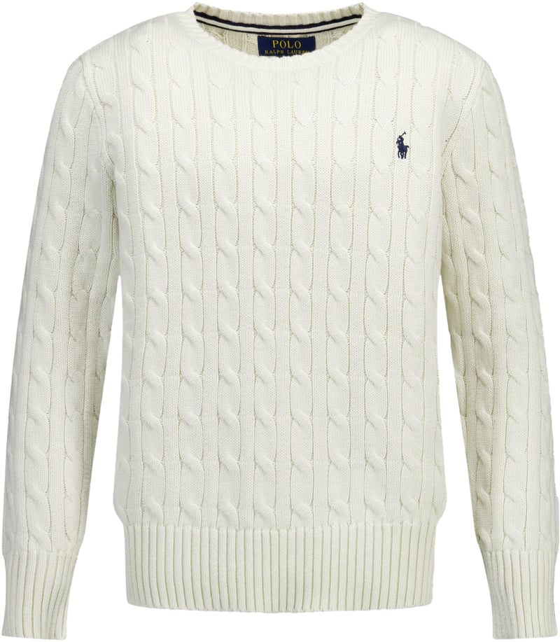 Ralph Lauren Kinder Jongens Trui In Off White