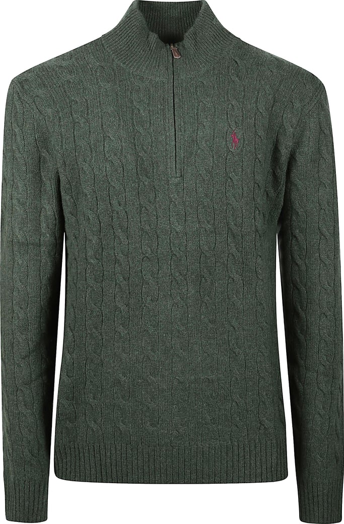 Half Zip Sweater Green