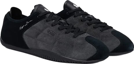 Sneakers Rl Racer Quilted Suede Nere