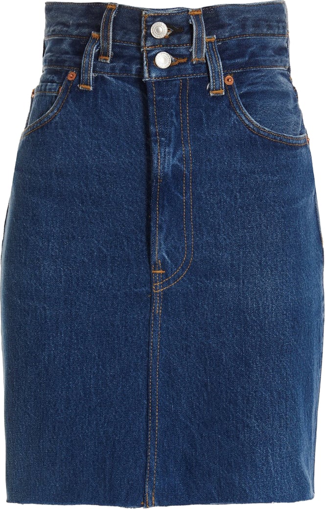 Re/Done Double Waisted Pencil Re Done X Levis Skirt
