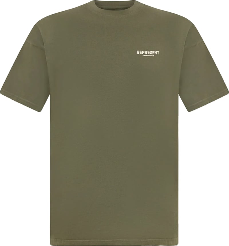 Represent Patron Of The Club Tee 'Olive' - Size M (ARCHIVE)