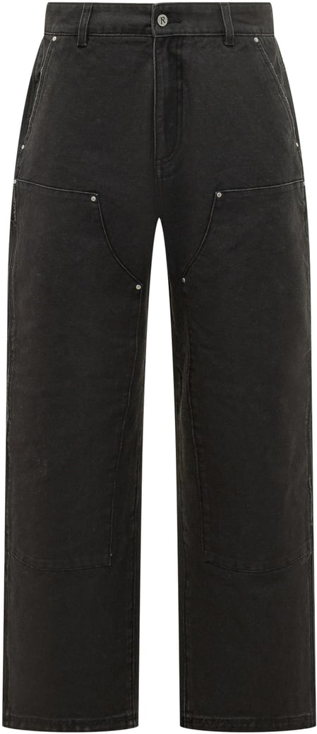 Worker Pant con Tasche Applicate