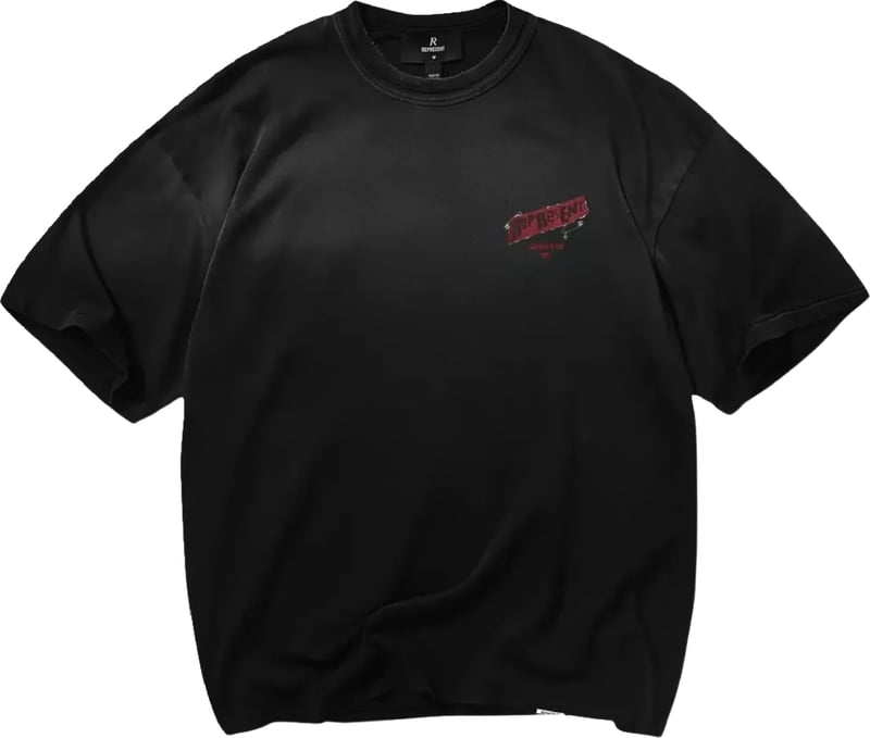 Represent Ransom Men's Vintage Washed T-Shirt Black