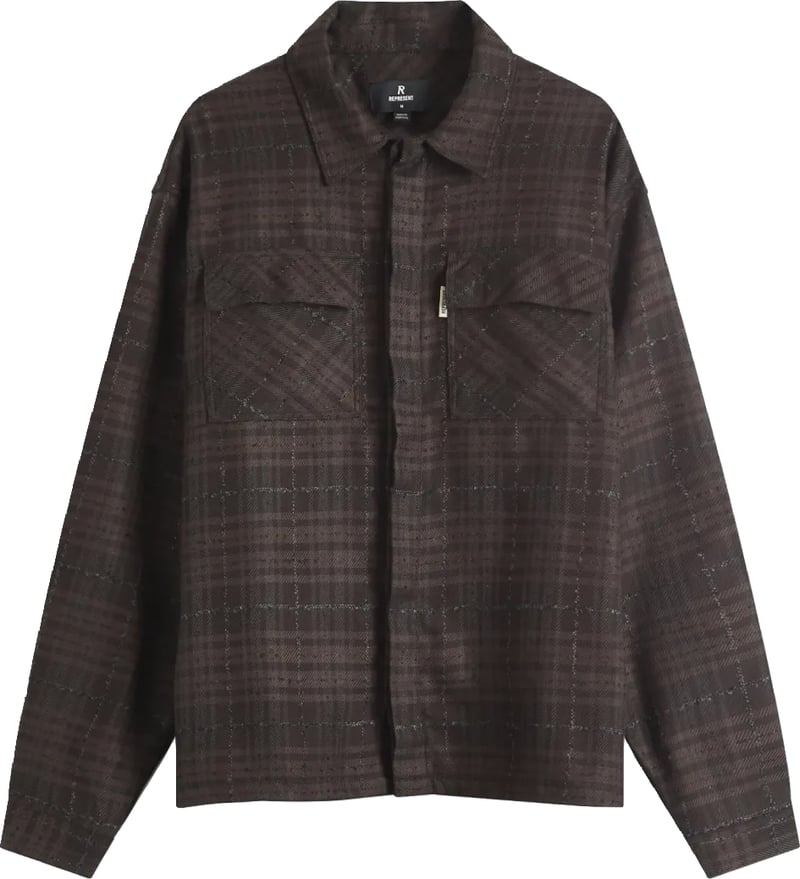Rep Logo Flannel Overshirt