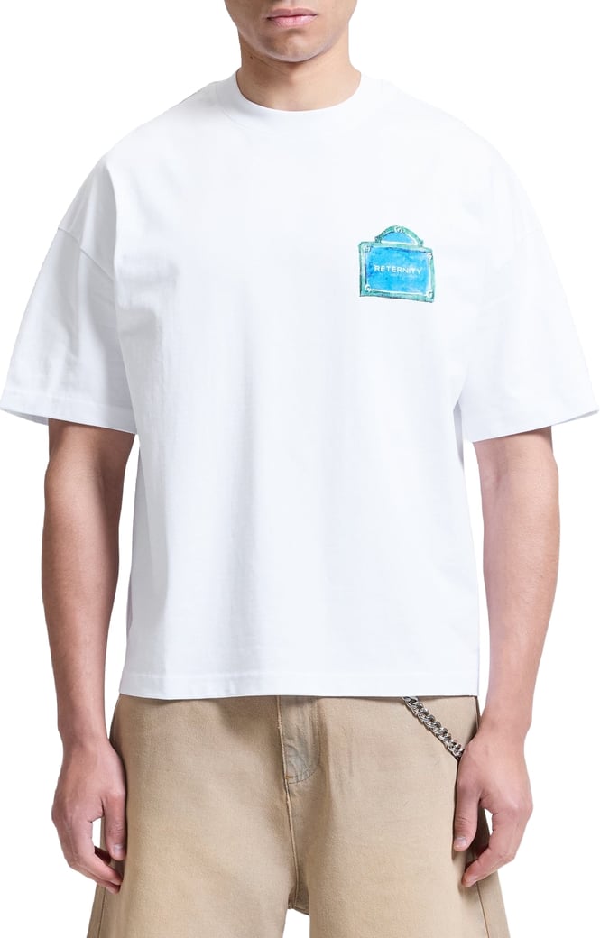 Heren Le Signe T-shirt met print Wit