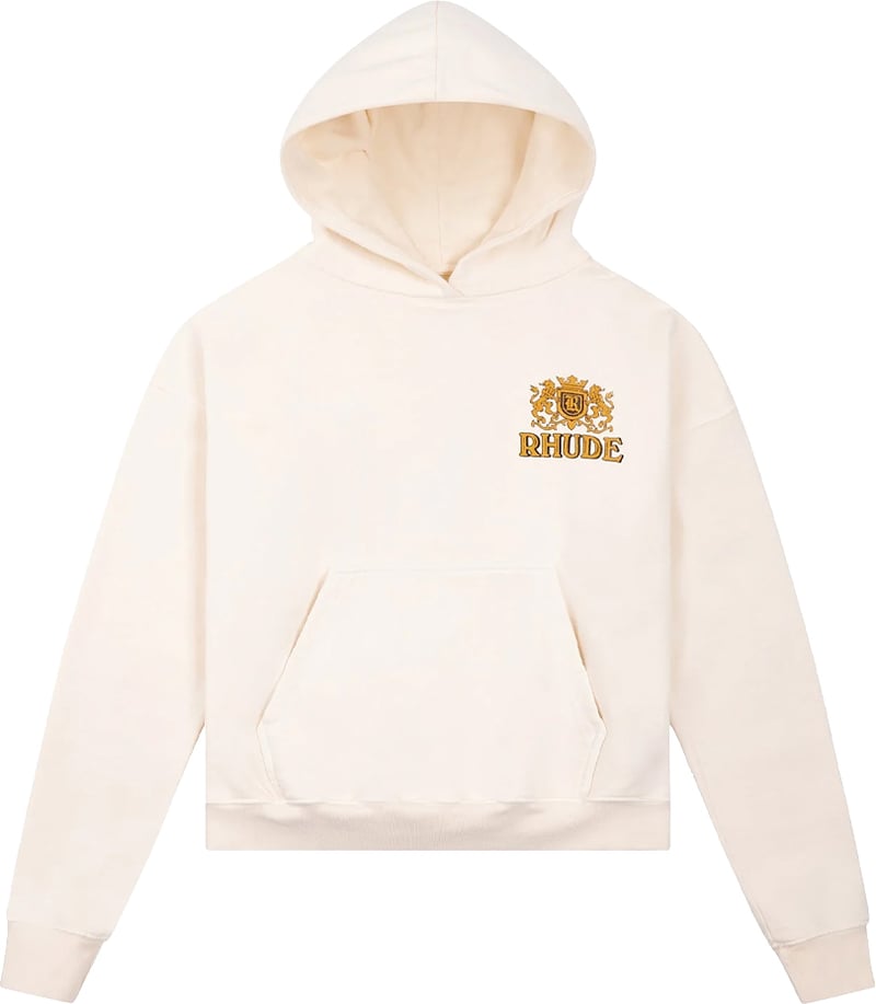 Rhude Cresta Cigar Hoodie 'Vintage White'