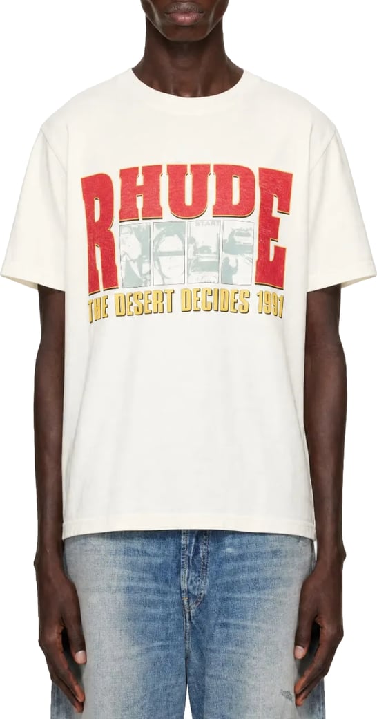 THE DESERT DECIDES TEE VINTAGE WHITE/RED/MULTI