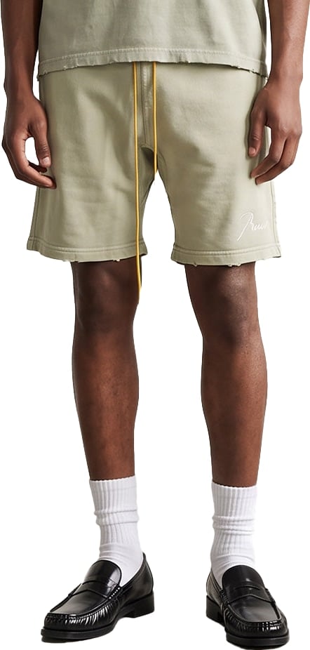 CLASSIQUE SWEATSHORT WASHED SEAFOAM/WHITE