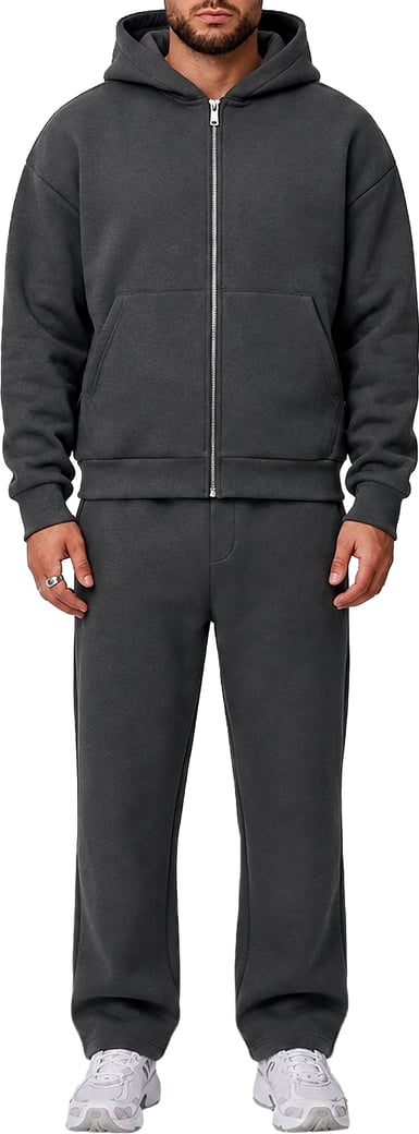 DELUXE VEST SET | DARK GREY