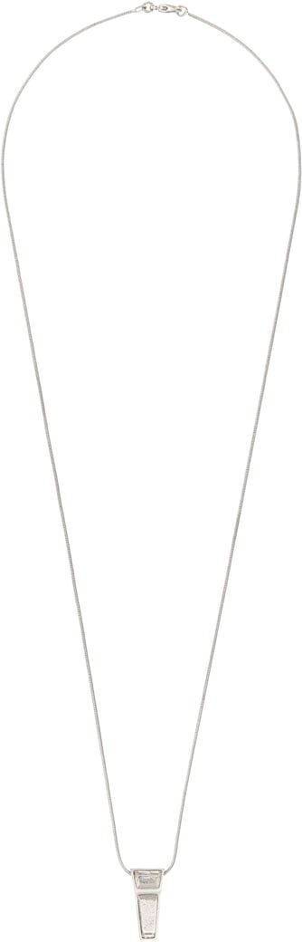 Rick Owens Silver Brass Necklace