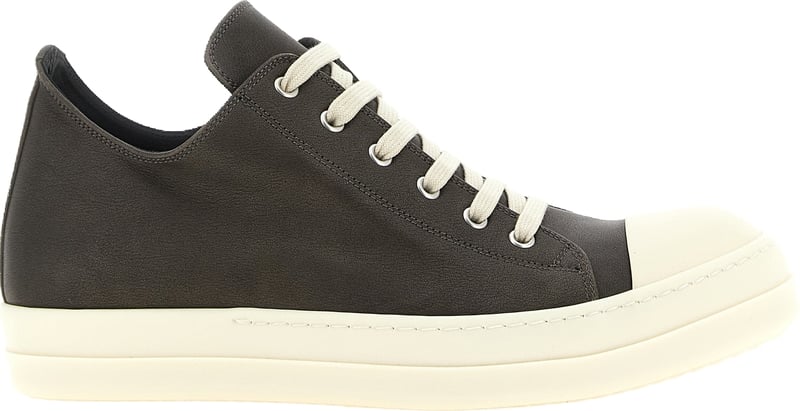 Brown Tower Low Leather Sneakers