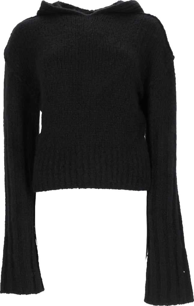 Maglia Cropped con Cappuccio