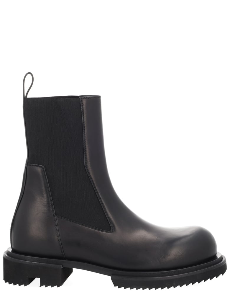 Black Beatle Gabe Ridged Sole Boots