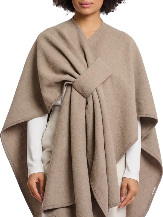 RINO & PELLE - Woven cape - Marwa.7002611 - Toffee