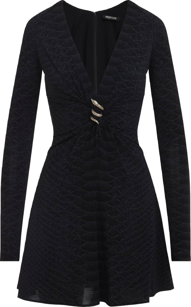 Roberto Cavalli Serpentine Mini Dress