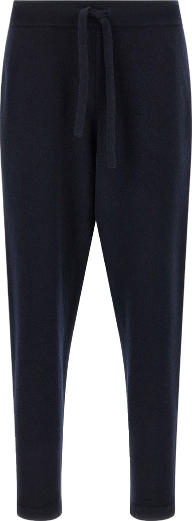 Roberto Collina Blue Merino Wool Joggers (Workout Pants)