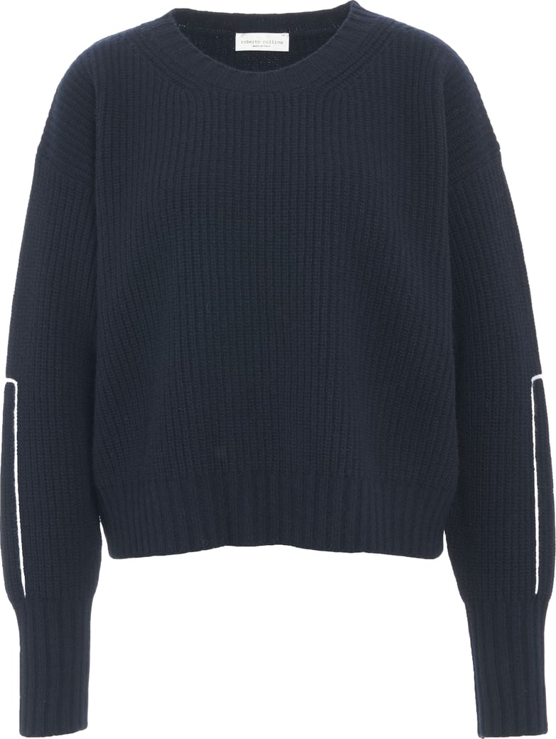 Sweater with knitted details