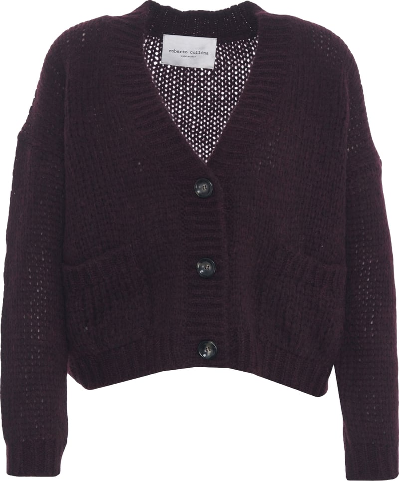 Cardigan in alpaca