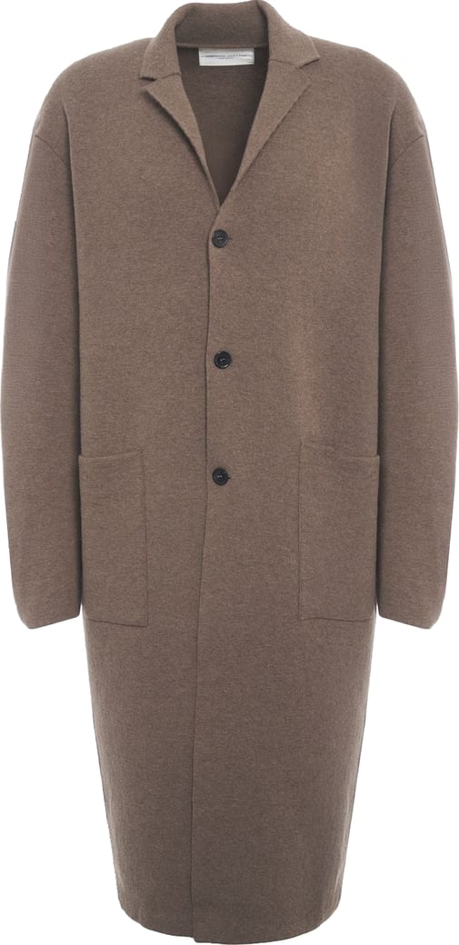 Coat with patch pockets