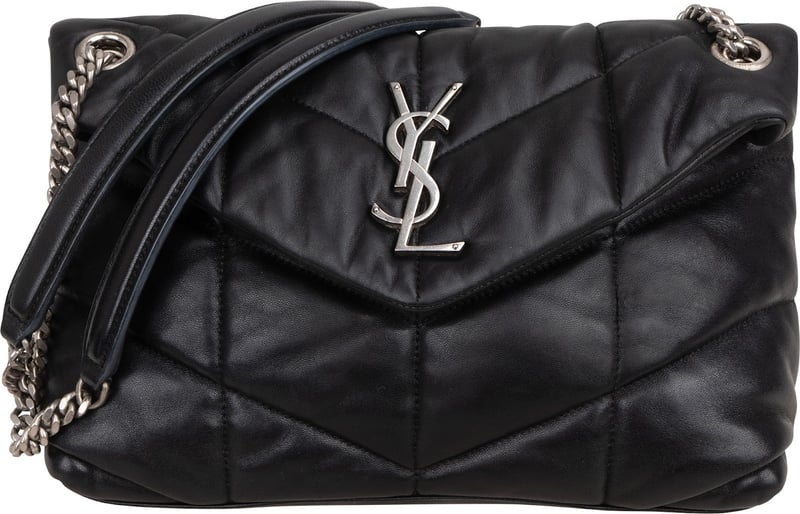 Saint Laurent Quilted Leather Loulou Puffer Crossbody Bag