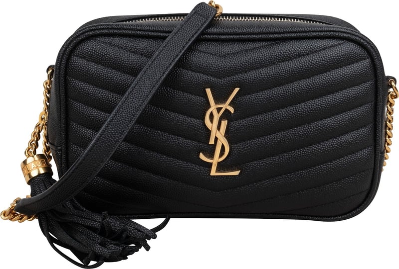 Saint Laurent Quilted Leather Lou Camera Crossbody Bag