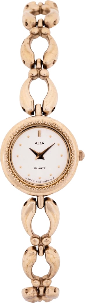 Alba (Seiko) Gold Tone Y150-0B30 Woman Watch
