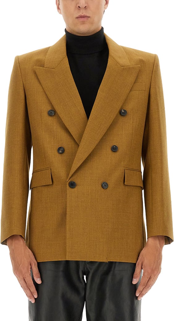 DOUBLE-BREASTED WOOL JACKET