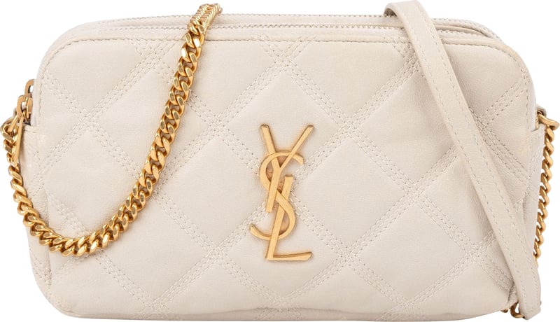 Yves Saint Laurent Quilted Leather Becky Small Camera Crossbody Bag