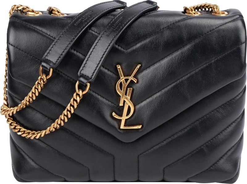 Saint Laurent Quilted Calfskin Small Loulou Crossbody Bag