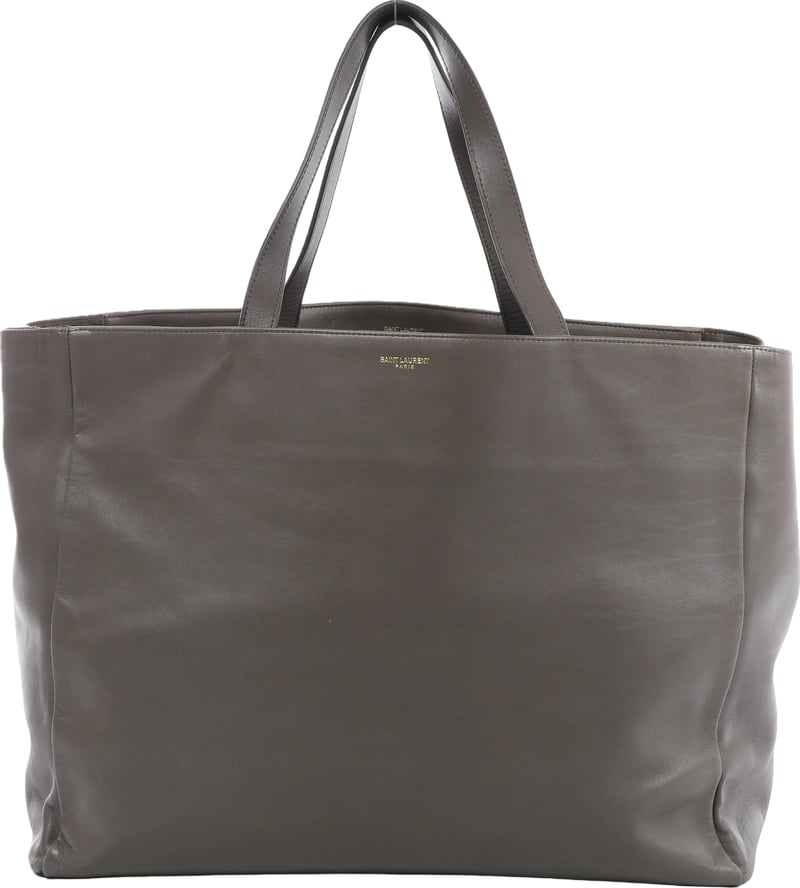 Saint Laurent Paris Vorisse Leather Shoulder Bag in Gray 314252