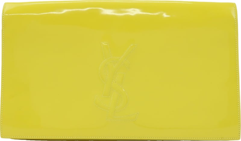 Saint Laurent Belle de Jour Clutch Patent Large