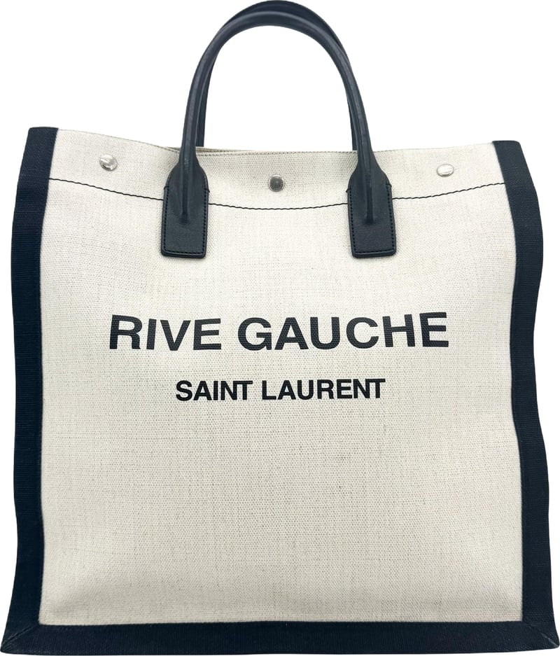 Saint Laurent Rive Gauche Shopper Canvas Tall