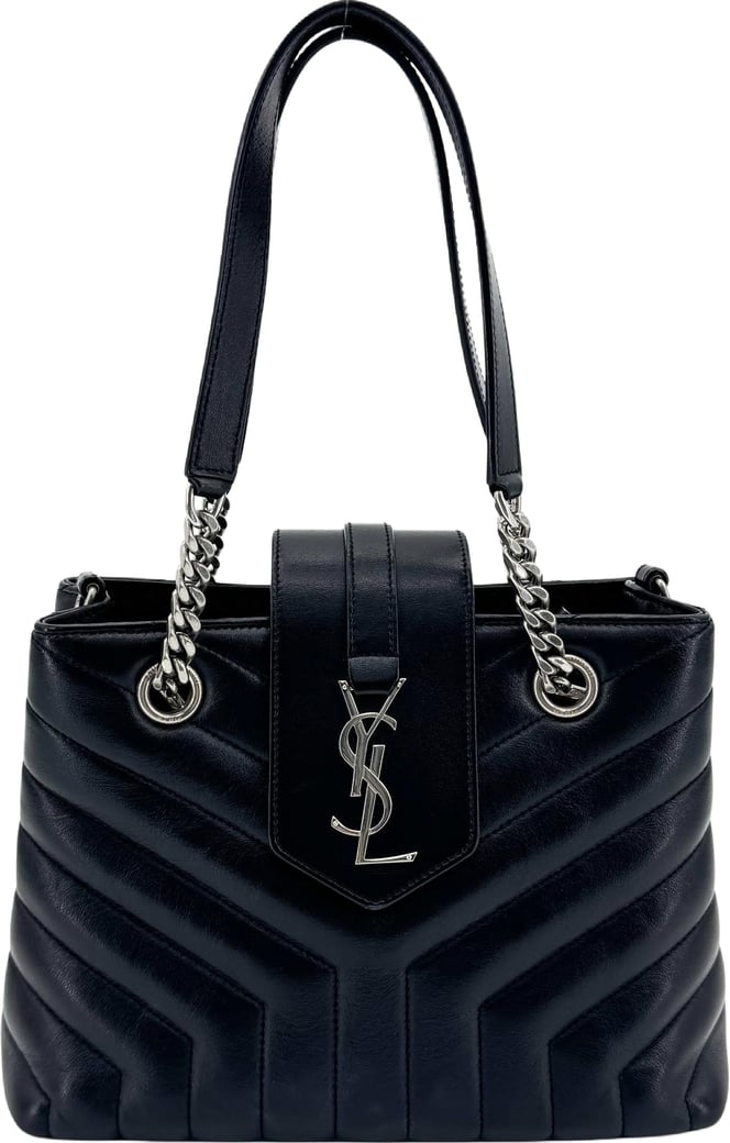 Saint Laurent Loulou Matelasse Chevron Leather Small
