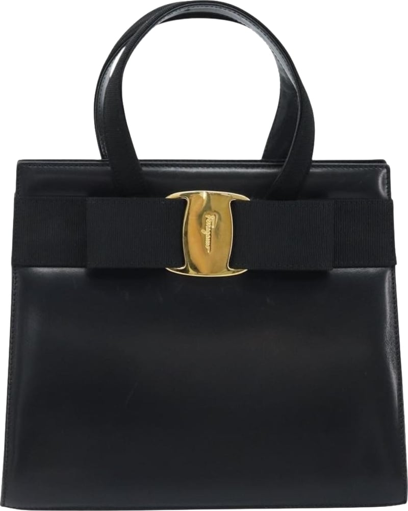 Salvatore Ferragamo Convertible Vara Bow Leather Small