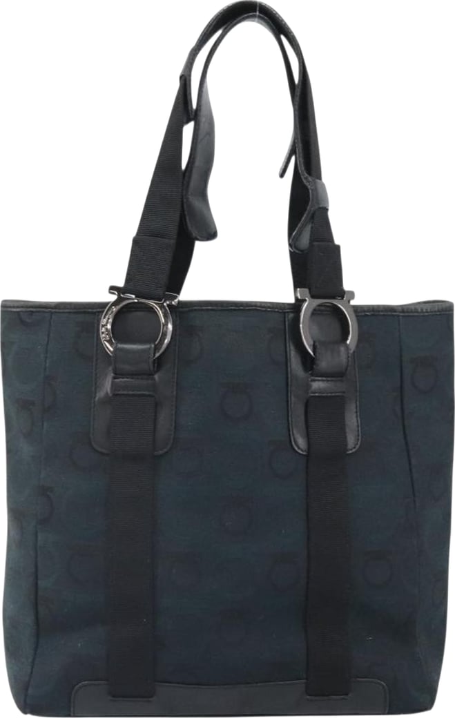 Salvatore Ferragamo Gancini Tote Canvas