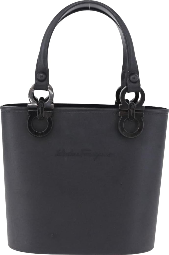 Salvatore Ferragamo Gancini Top Handle Leather Mini