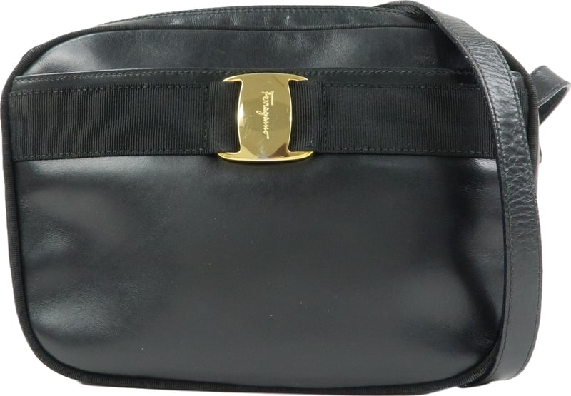 Salvatore Ferragamo Vara Bow Camera Leather