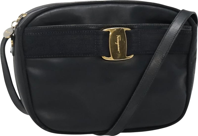 Salvatore Ferragamo Vara Bow Camera Leather