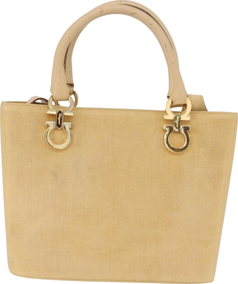 Salvatore Ferragamo Gancini Tote Canvas