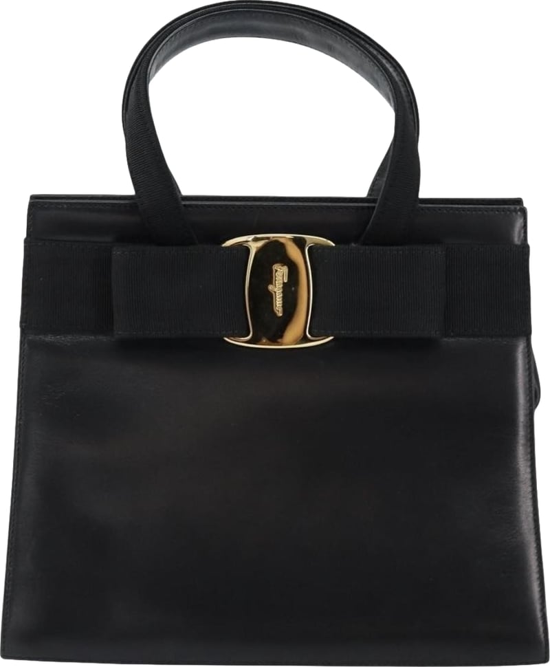 Salvatore Ferragamo Convertible Vara Bow Leather Small